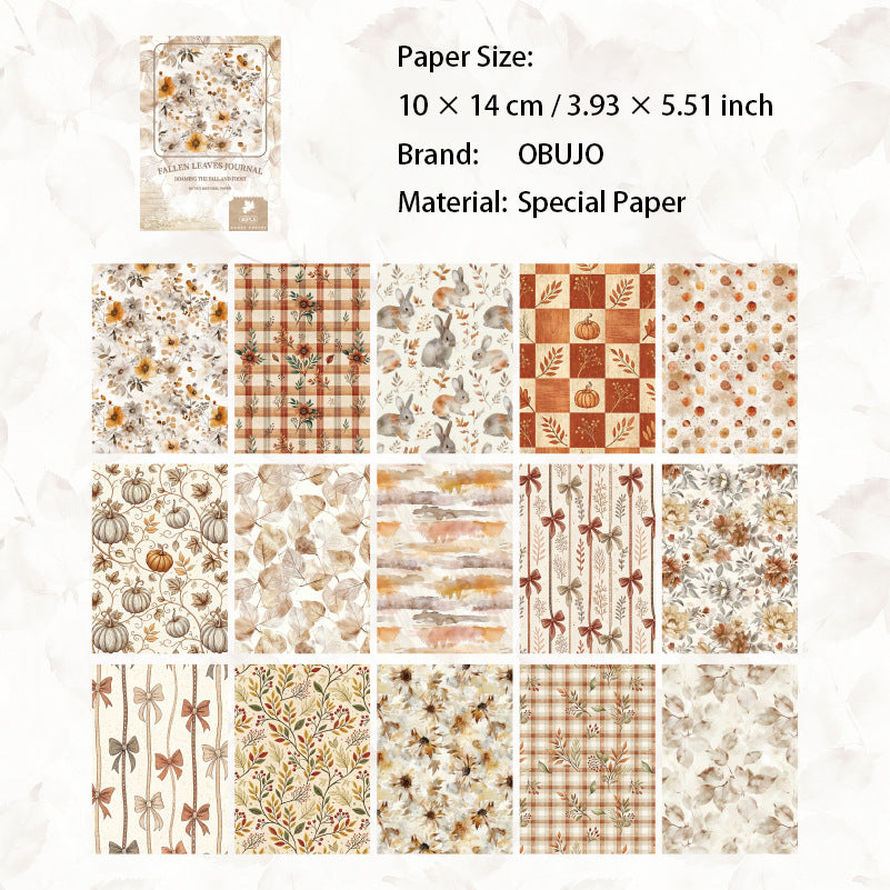30 Sheets Vinter Themed Journal Paper MYQD