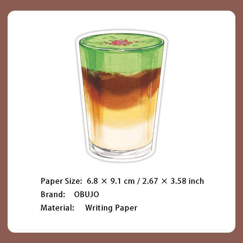 30 Sheets Coffee Theme Sticky Note KFND