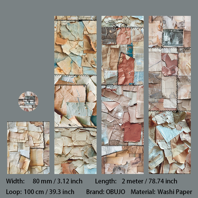 1 Roll Vintage Junk Journal Washi Tape SGCFP