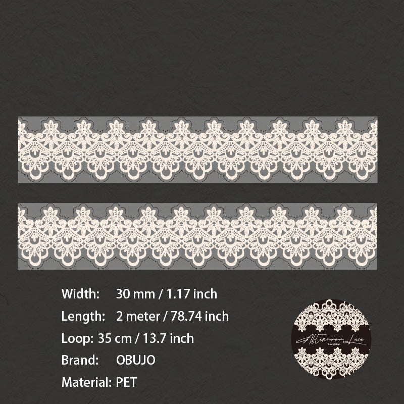 1 Roll Vintage Lace PET Tape WHLS