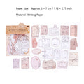 100 Pcs Vintage Notepad Paper WFJS