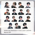 30 Pcs Awesome Boy PET Stickers ZZXL