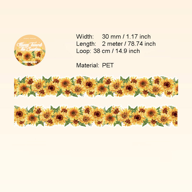 1 Roll Flower Vine PET Stickers HKMJ
