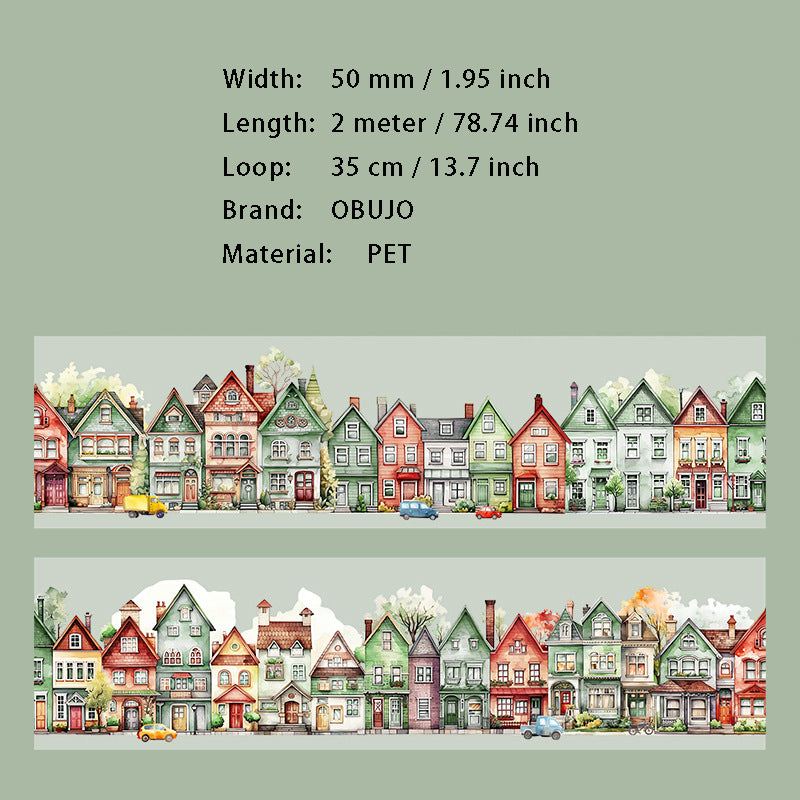 1 Roll Weird House PET Tape GGFZ