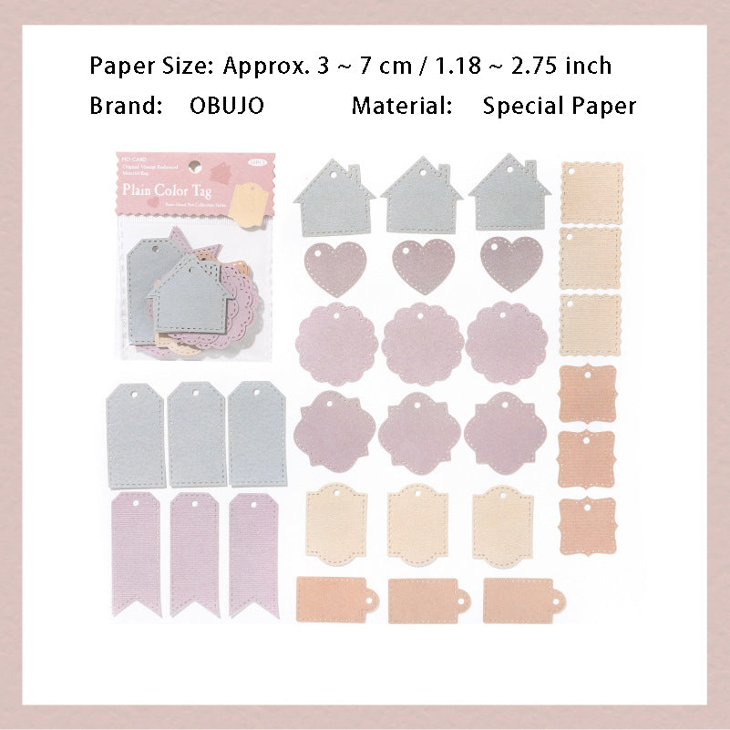 30 Pcs Creative Cutout Journal Paper SZSWJ