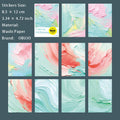 10 Pcs Oil Paint Art Washi Stickers YHLSC