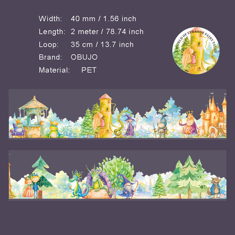 1 Roll Fairy World PET Tape QYTHSJ