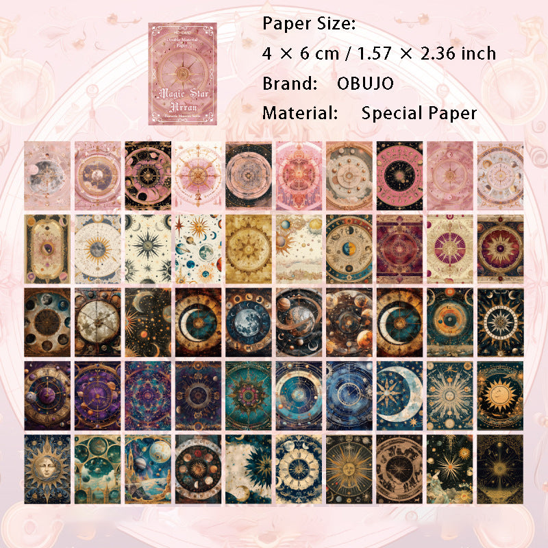 100 Sheets Fantasy Painting Journal Paper QHBWG