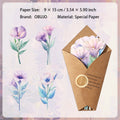8 Pcs Large Size Paper Flower HYXL