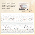 5 Rolls Basic Washi Tape Set QMHF
