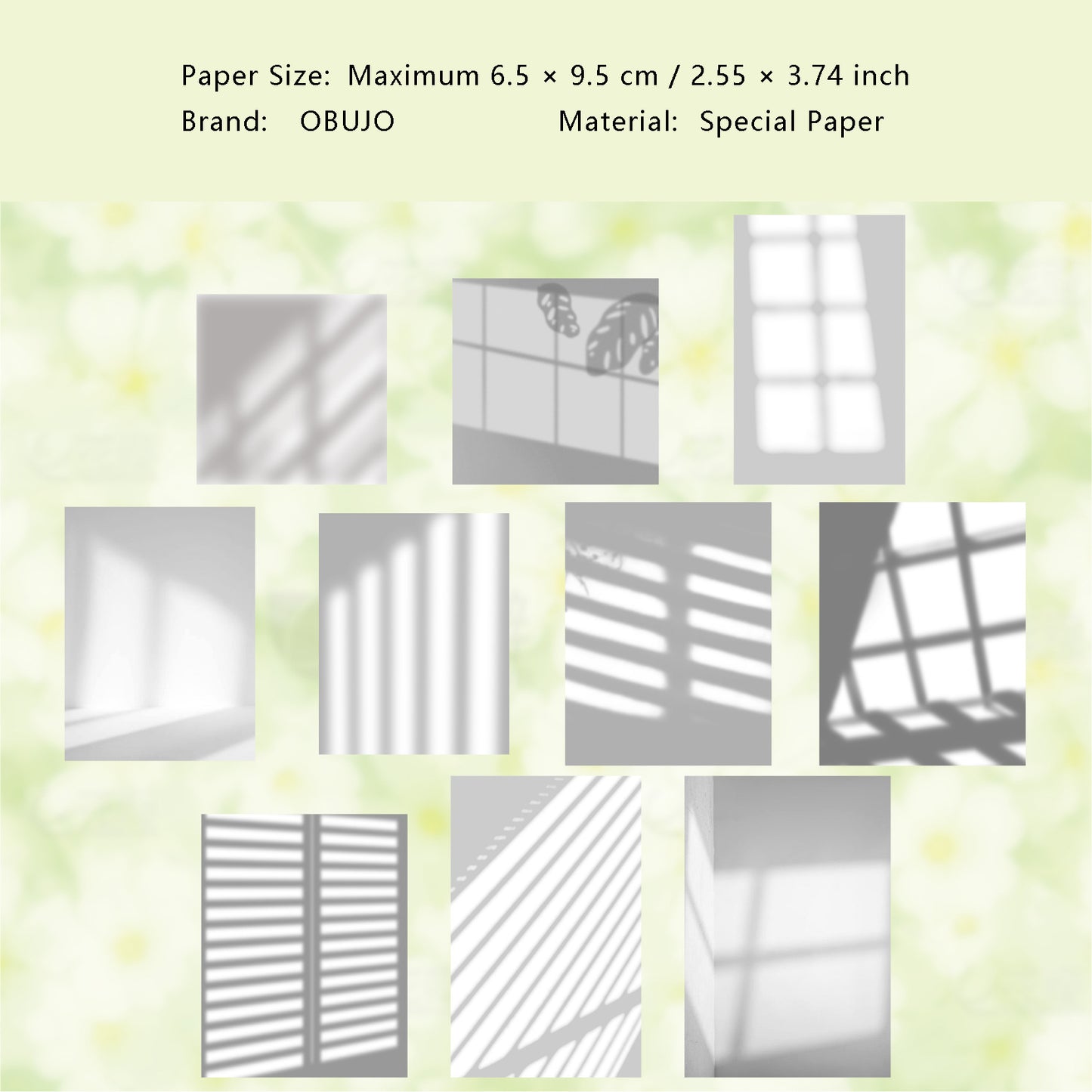 20 Pcs Shadow Theme Notpad GYQP