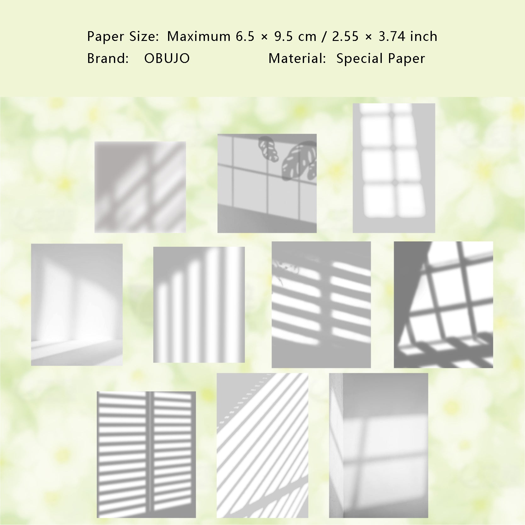 20 Pcs Shadow Theme Notpad GYQP