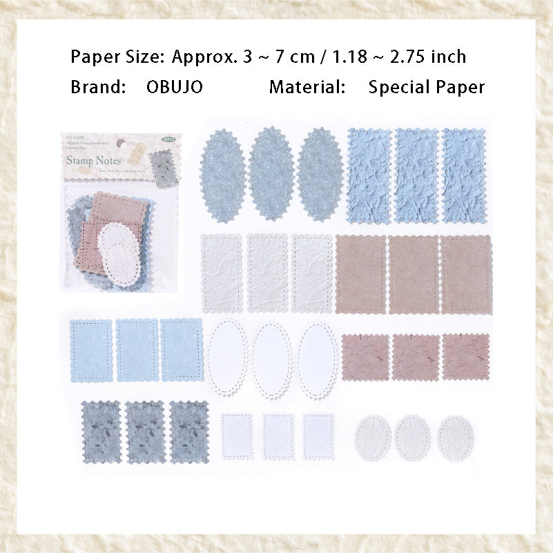 30 Pcs Creative Cutout Journal Paper SZSWJ
