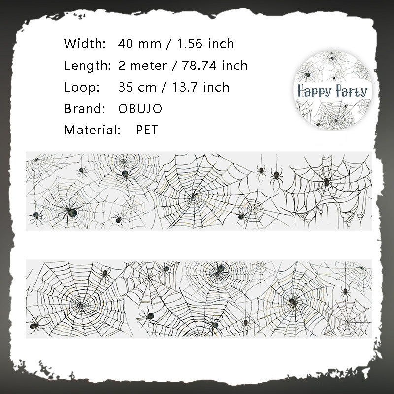 1 Roll Gothic Halloween Night PET Tape PDWH