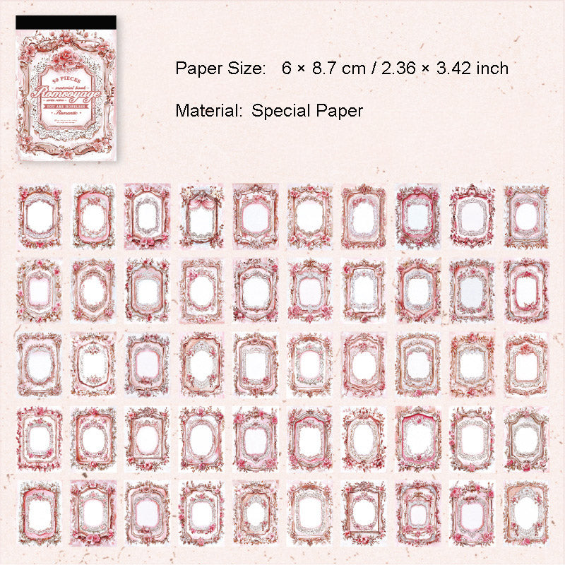 50 Sheets Small Background Scrapbook Paper LMTY