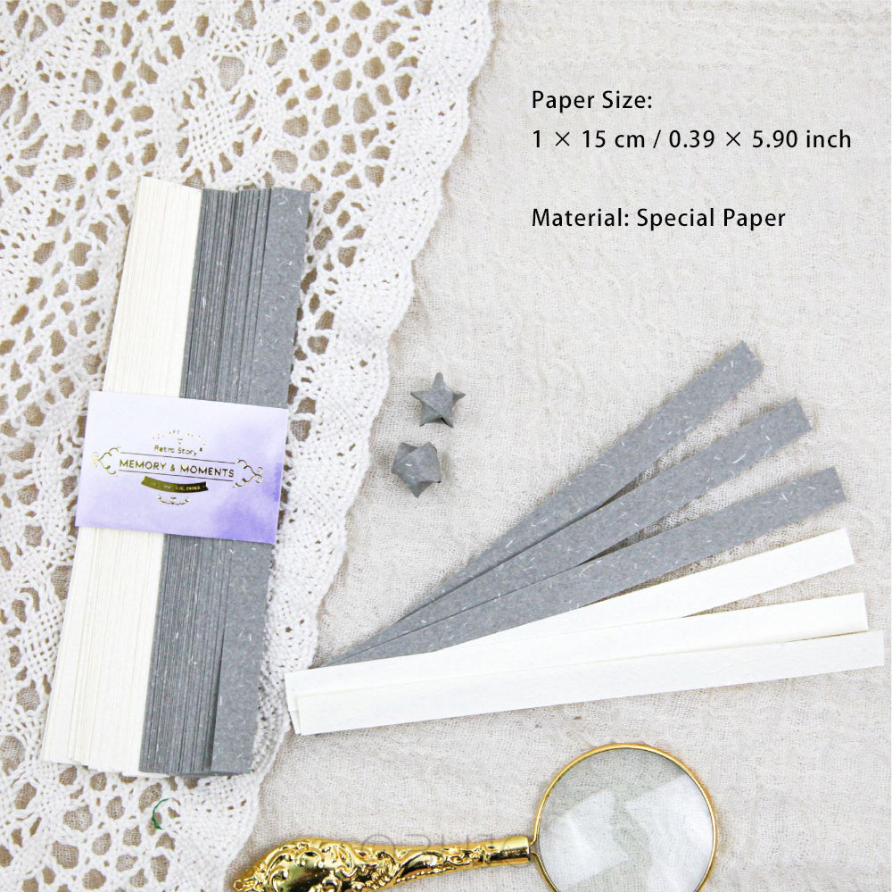 60 Pcs Long Strip Scrapbook Paper HYSJ