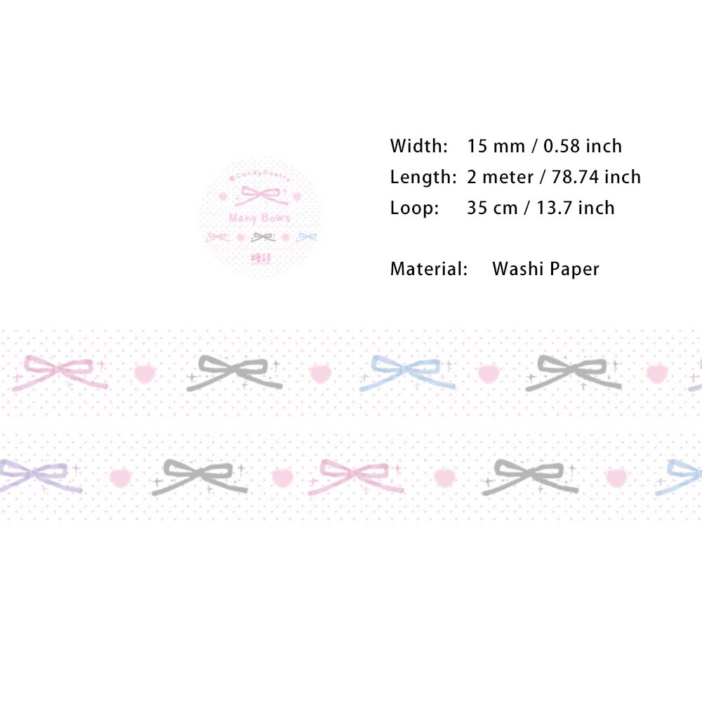 1 Roll Cute Decorative Tape CAXS