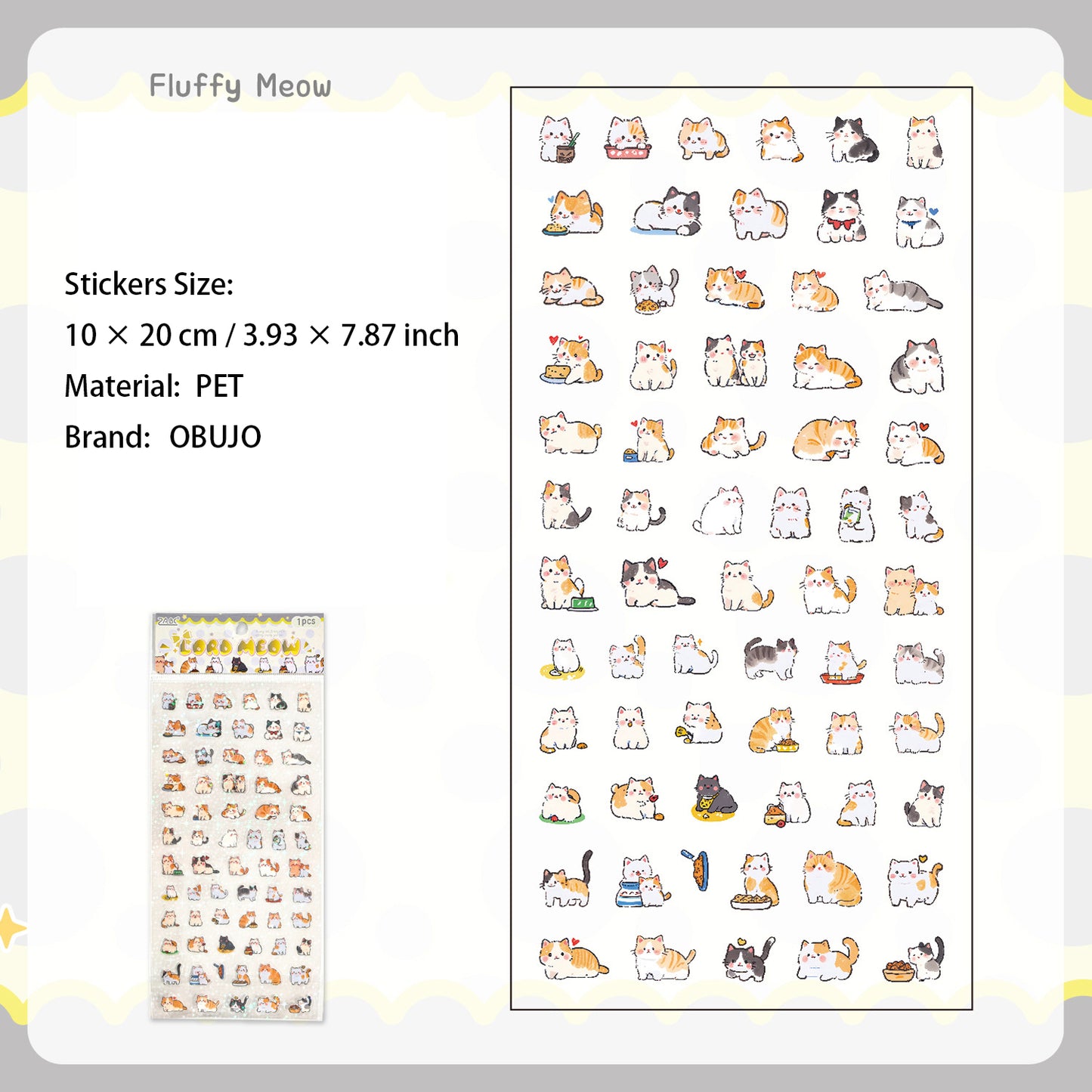 1 Sheet Cute Animal Planner Stickers KLMYJ
