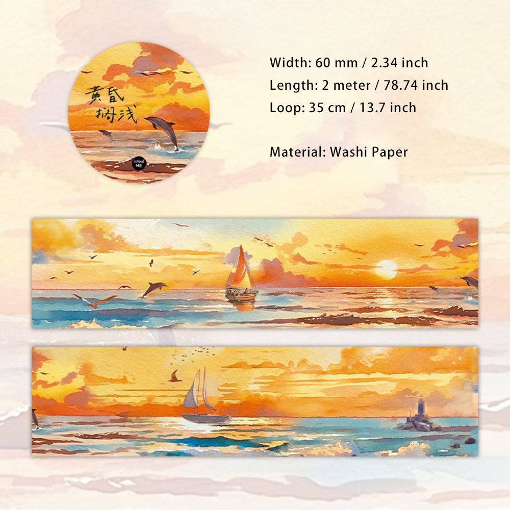 1 Roll Sea Beach Washi Tape YDYPH