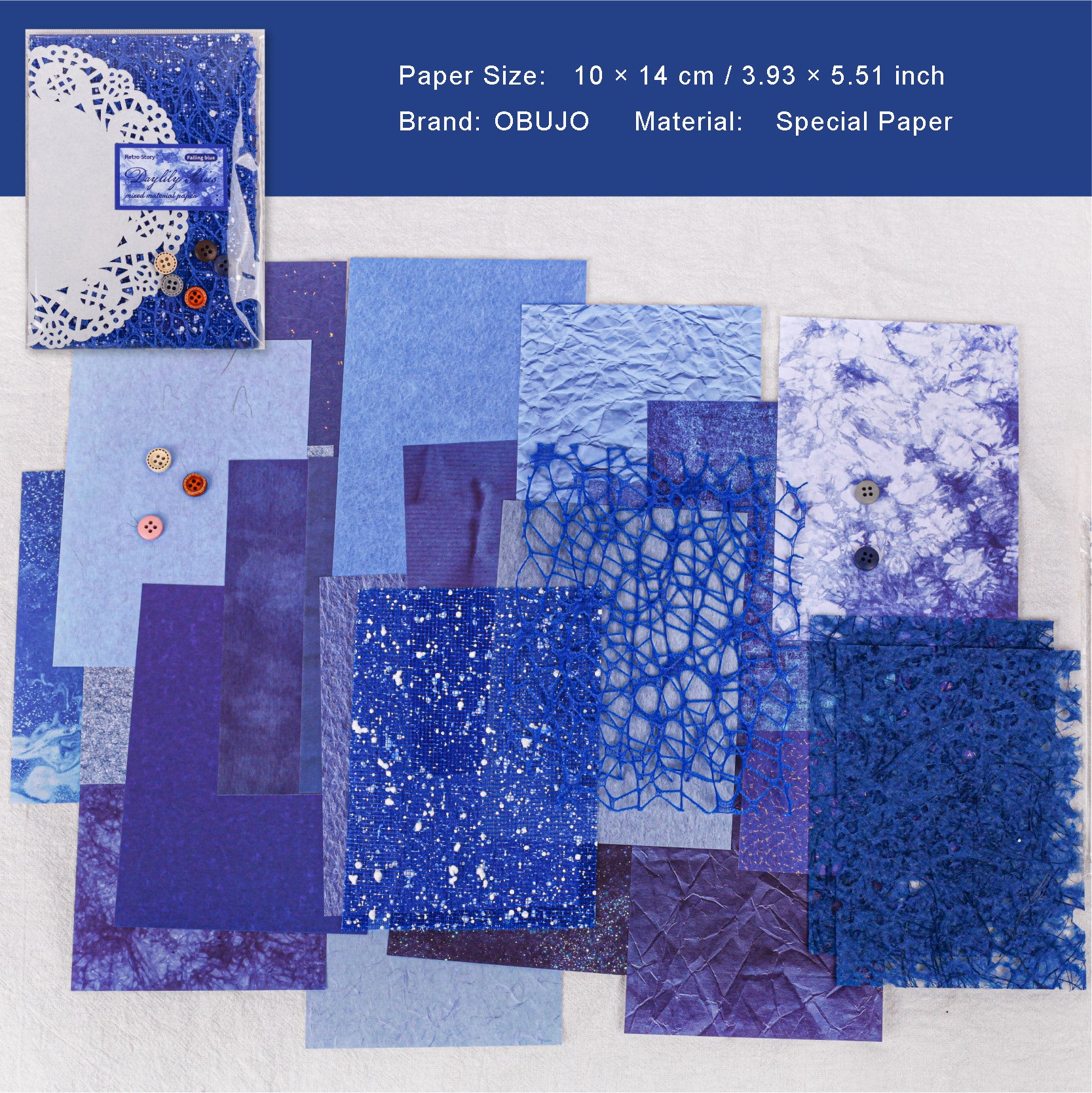 32 Sheets Texutered Scrapbook Paper XCXL