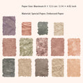 28 Sheets Embossed Paper and Scrapbook Paper QTGJ