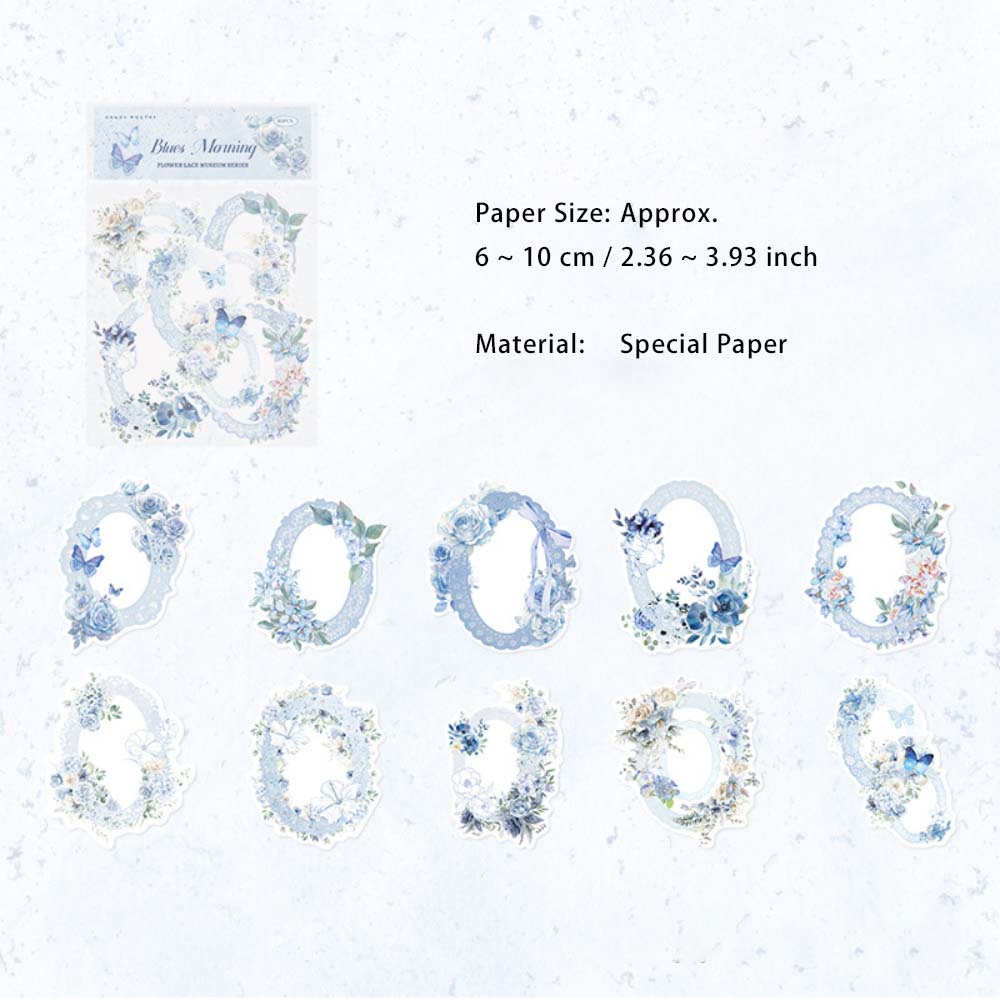 10 Pcs Lace Floral Notepad Paper HYLS