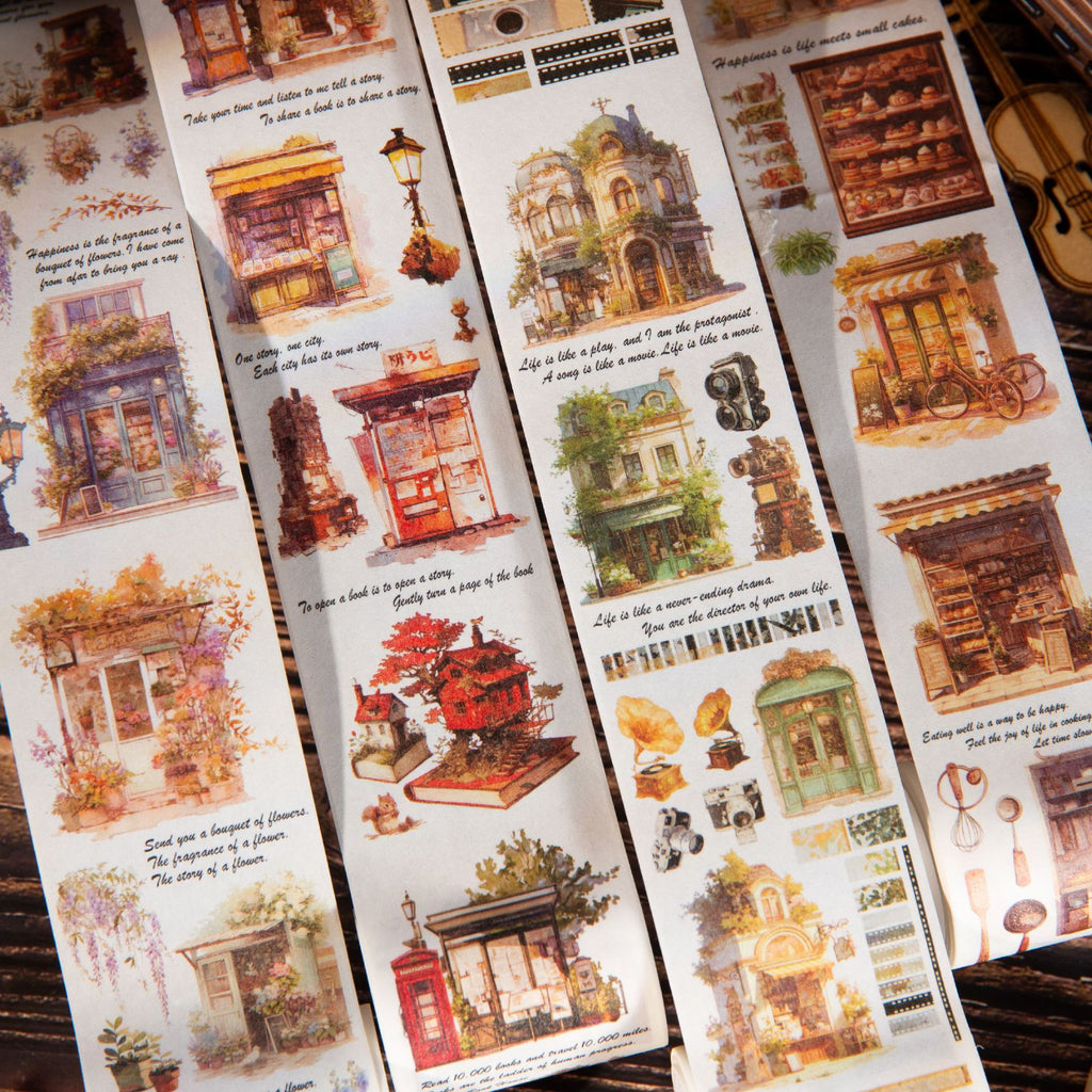 1 Roll Vintage Shop Mall Washi Tape KLXSG