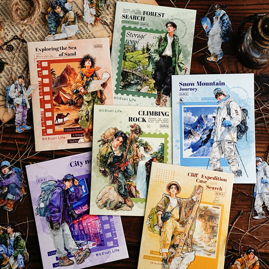 15 Pcs Outdoor Sports PET Stickers QYZT