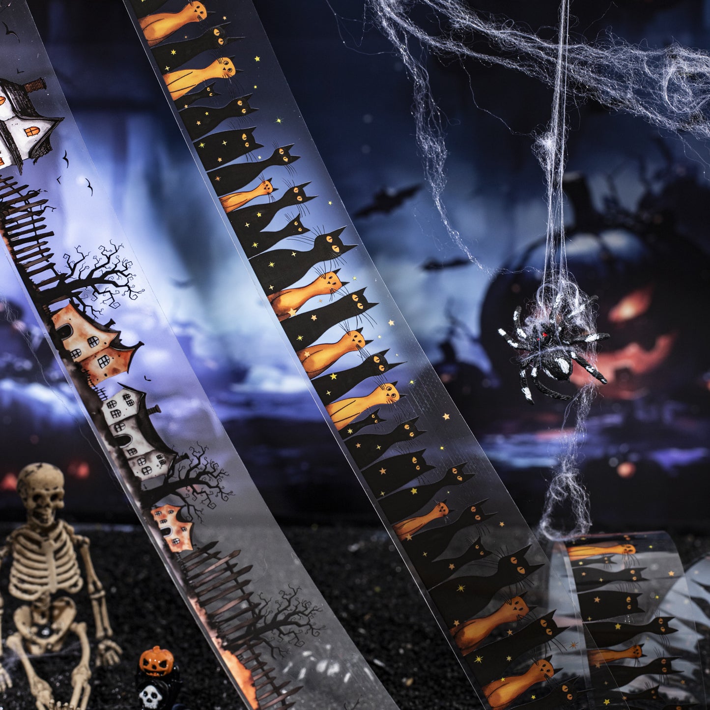 1 Roll Gothic Halloween Night PET Tape PDWH