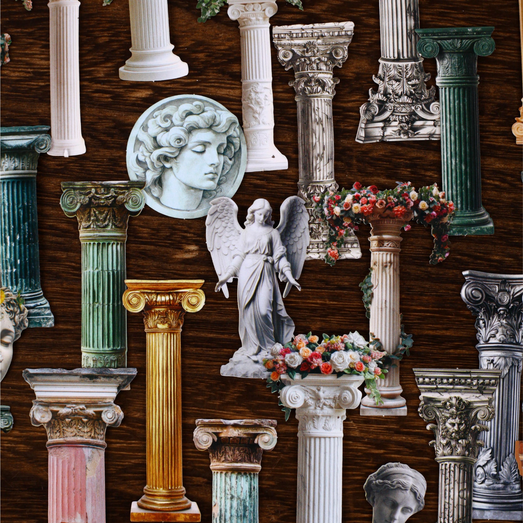 Obujo 10 Pcs Vintage Roman Themed Cardstock Stickers LMZX are perfect ...
