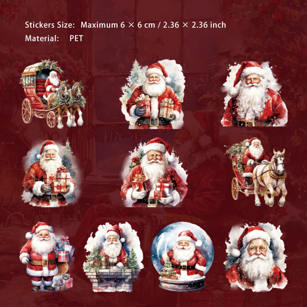 30 Pcs Christmas PET Stickers SDQMY