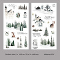 2 Sheets Seasonal Transfer Stickers RRDSG