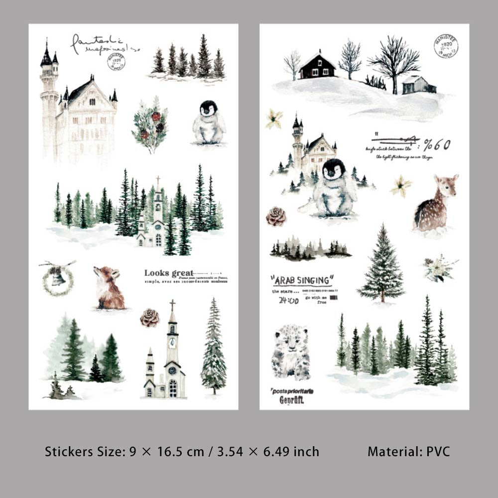 2 Sheets Seasonal Transfer Stickers RRDSG