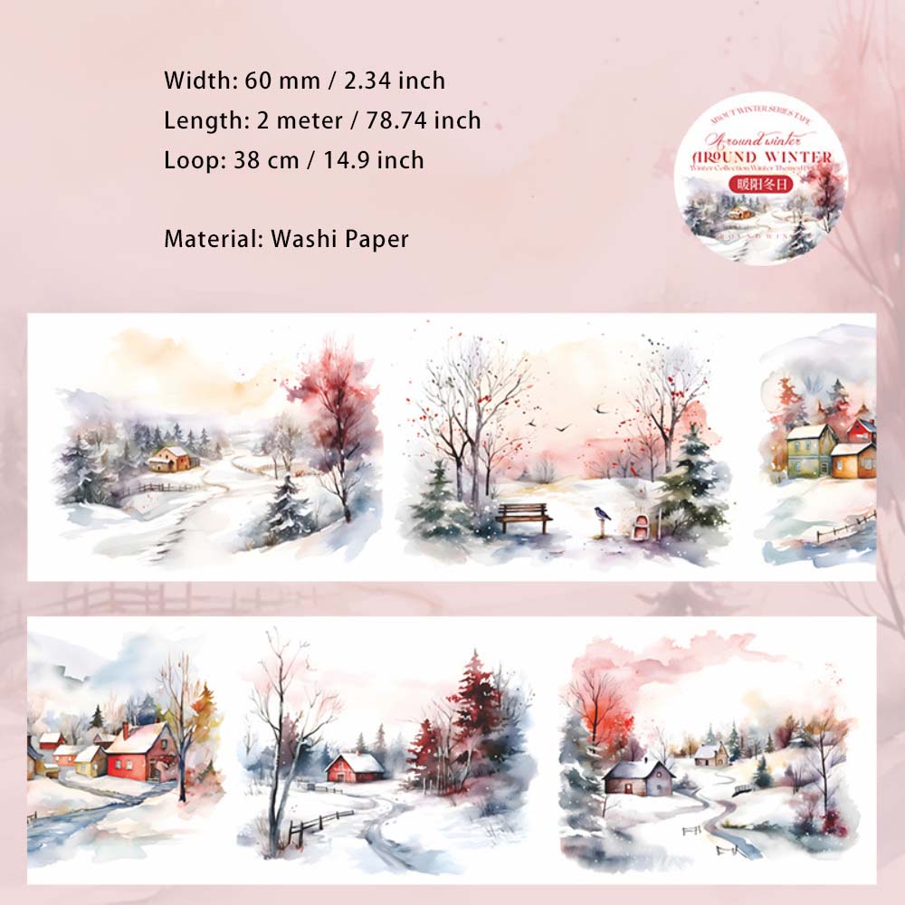 1 Roll Winter Forest Washi Tape DYZDJ