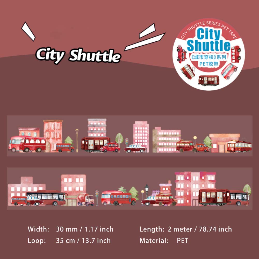 1 Roll City Trafic Theme PET Tape CSCS