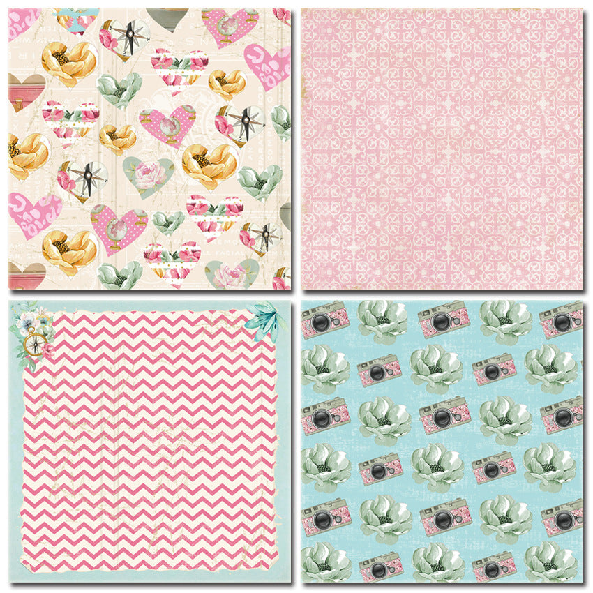 6 inch Scrapbook Paper Pad for Craft PA906