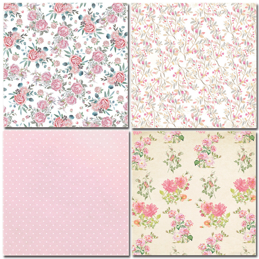 12 Inch Scrapbook Paper Pad for Craft PA008
