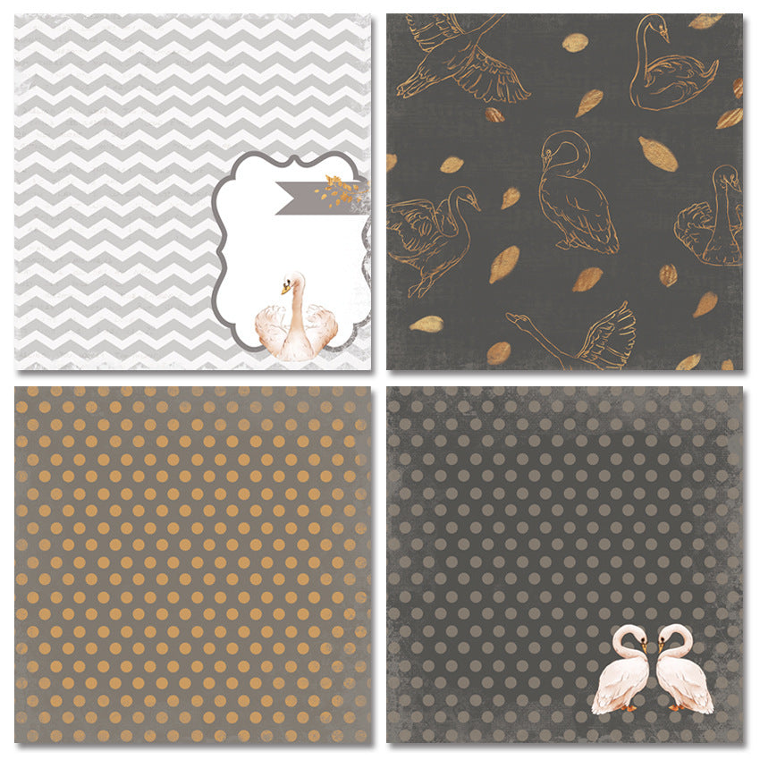 12 Inch Scrapbook Paper Pad for Craft PA003