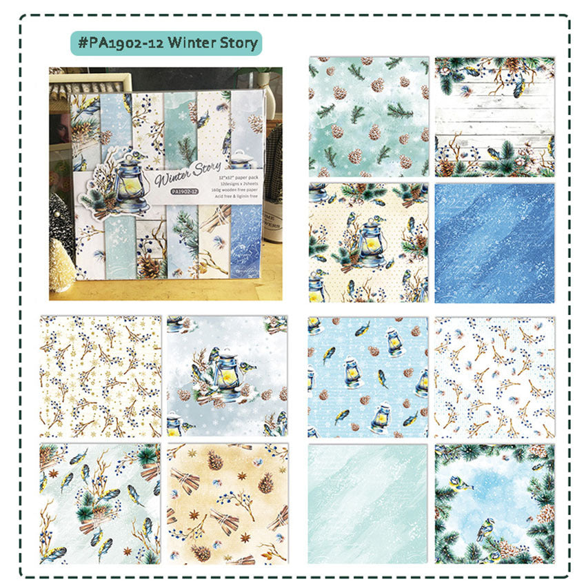 6 inch Scrapbook Paper Pad for Craft PA902