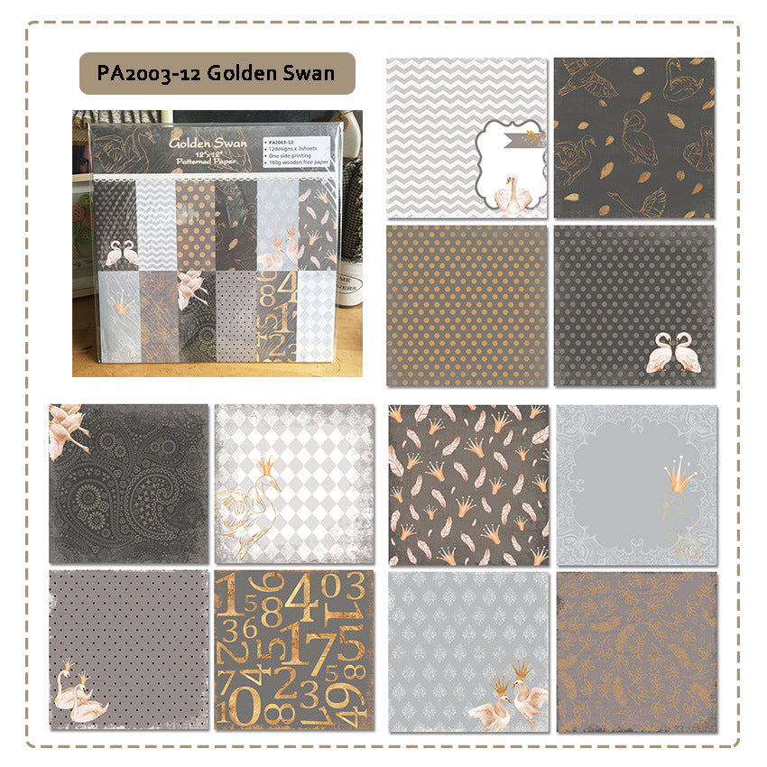 6 inch Scrapbook Paper Pad for Craft PA003