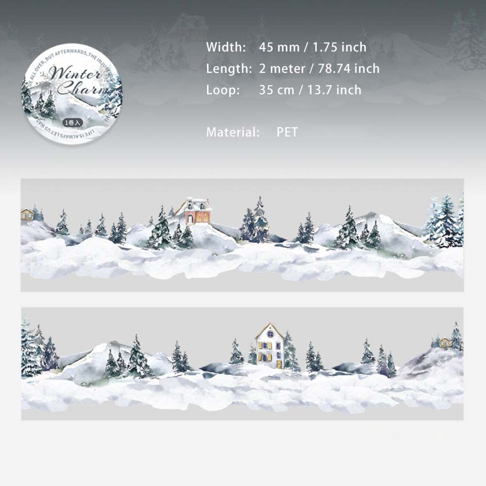 1 Roll Winter Landscape PET Tape DYAR