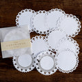 10 Pcs White Lace Hollow-out Journal Paper