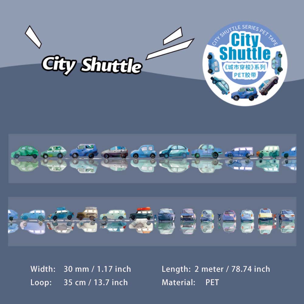 1 Roll City Trafic Theme PET Tape CSCS