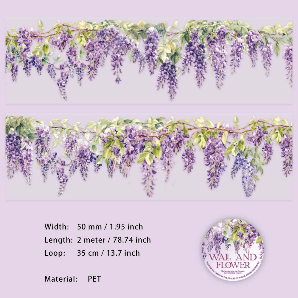 1 Roll Wall and Wine PET Tape QYHXL