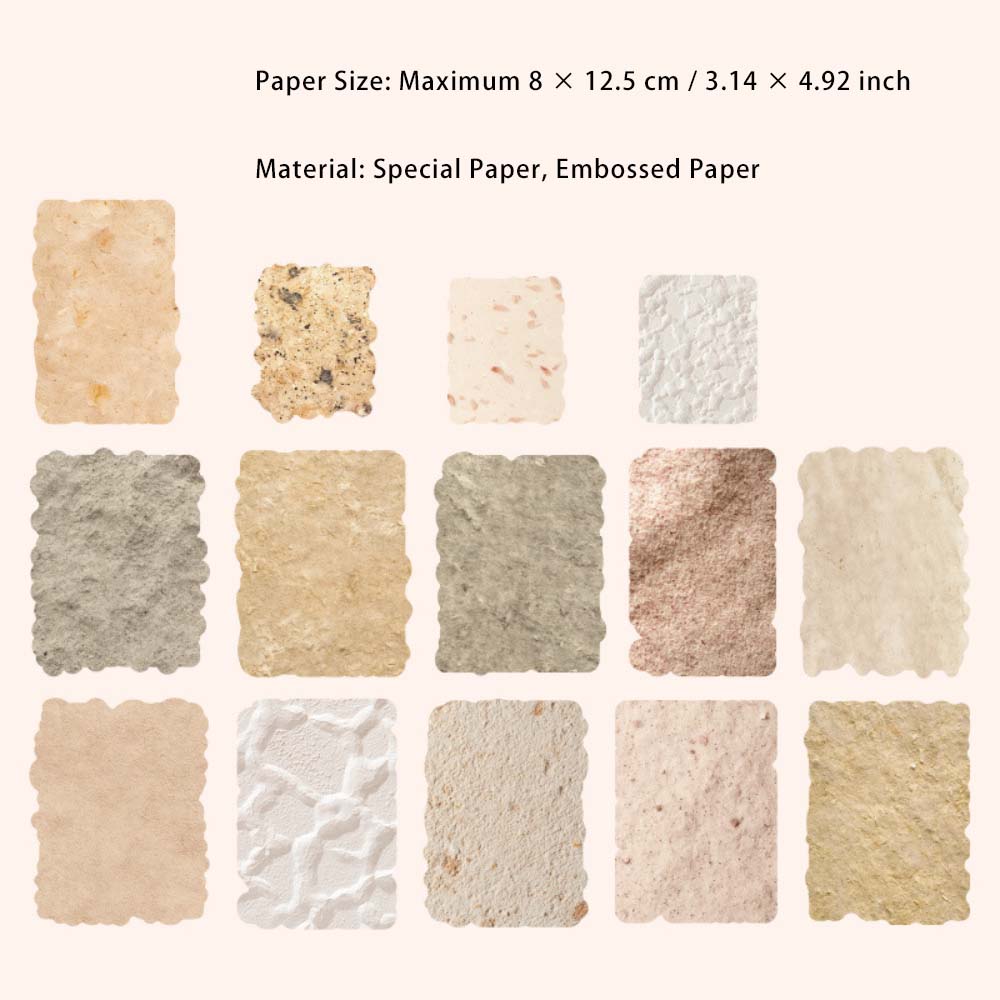 28 Sheets Embossed Paper and Scrapbook Paper QTGJ