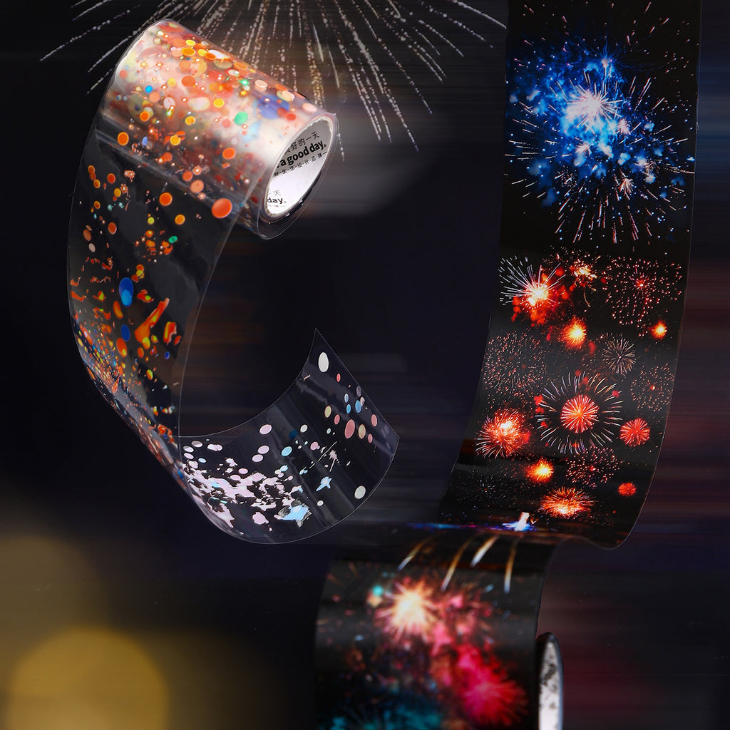 1 Roll Galexy Firework PET Tape SYXG