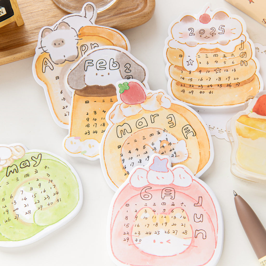 30 Sheets Bread Dessert Sticky Note MCTPW