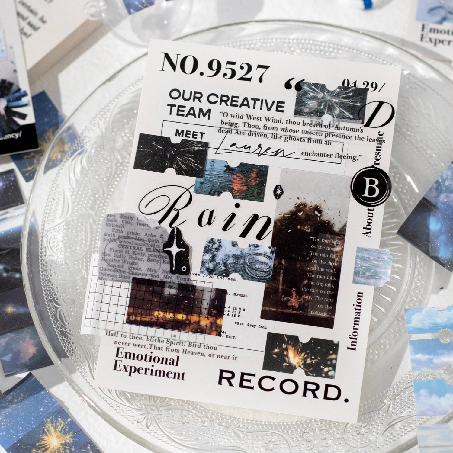 1 Roll Travel Landscape Pre-cut Stickers Tape LTJW