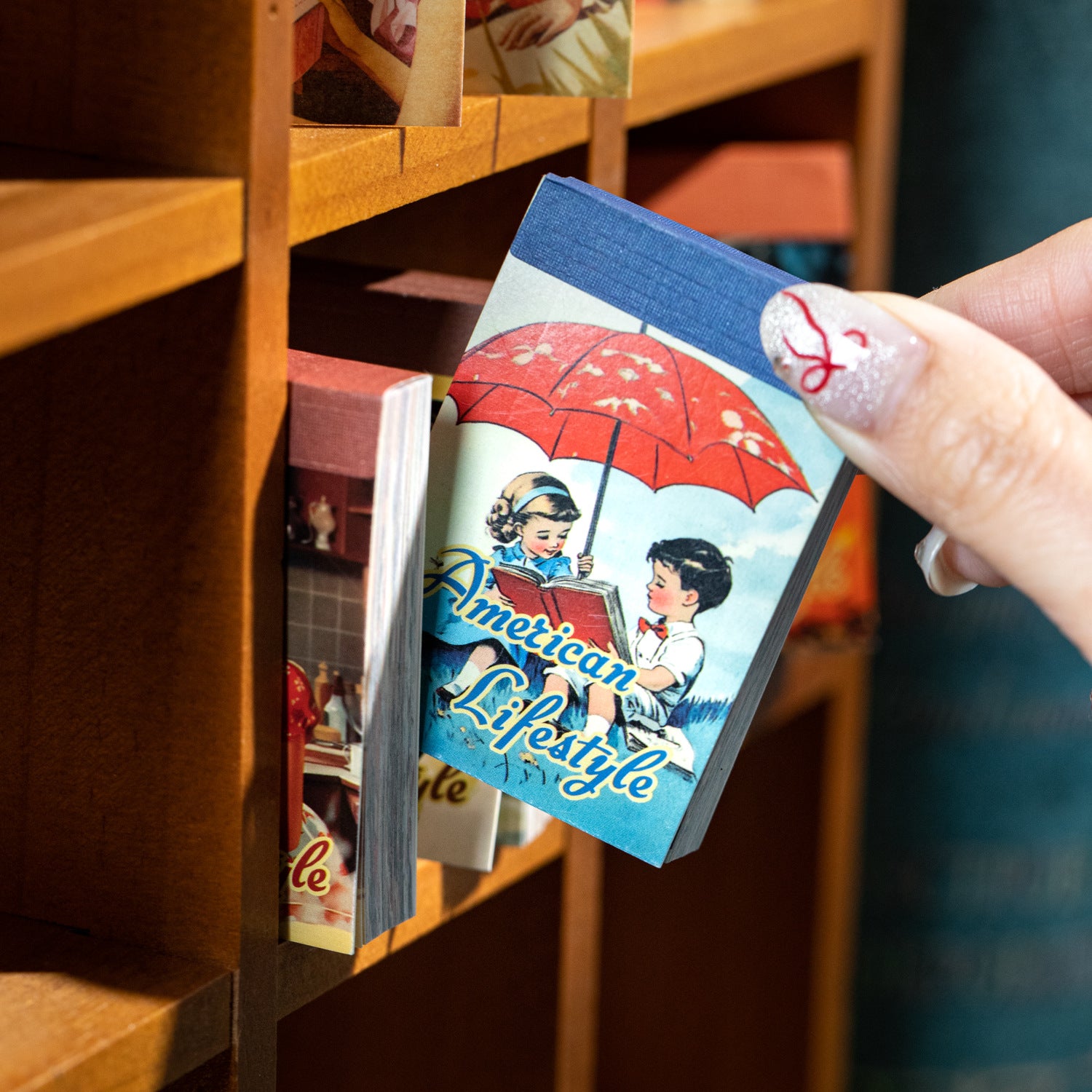 50 Sheets Retro American Lifestyle Washi Stickers Book MSSH