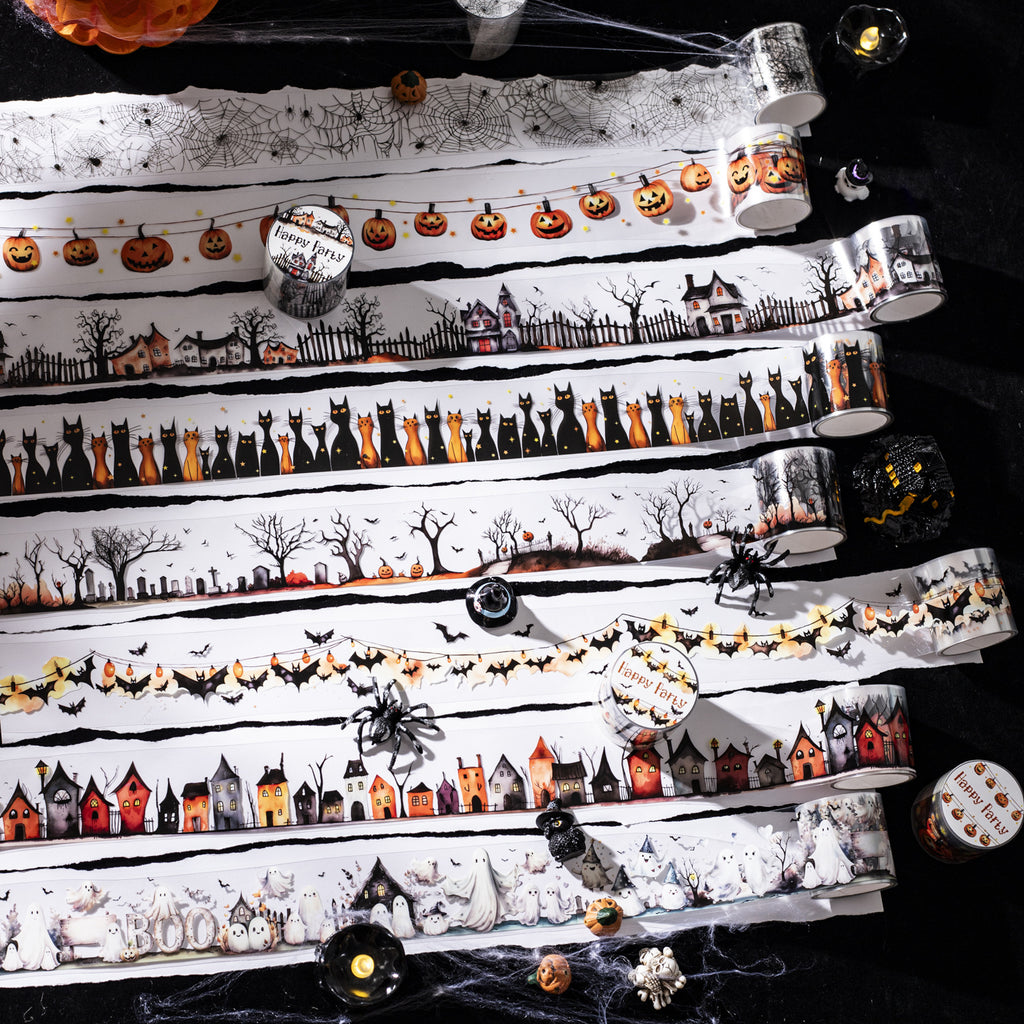 1 Roll Gothic Halloween Night PET Tape PDWH
